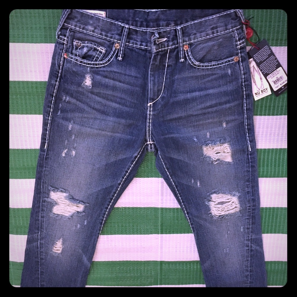 True Religion Nu Boy mid rise slouchy skinny Jeans